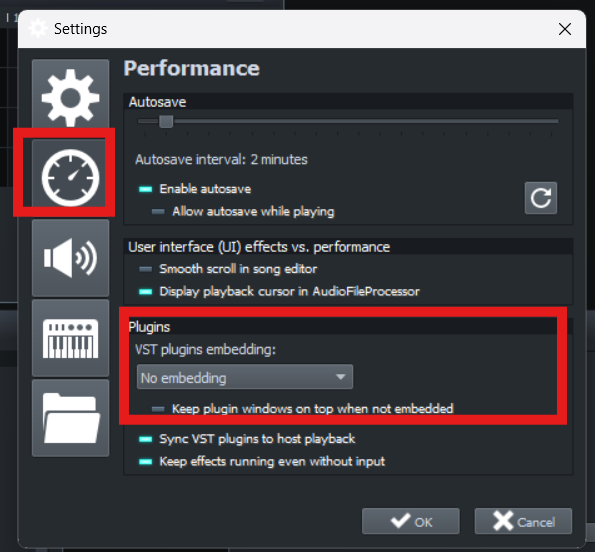 LMMS Configuration